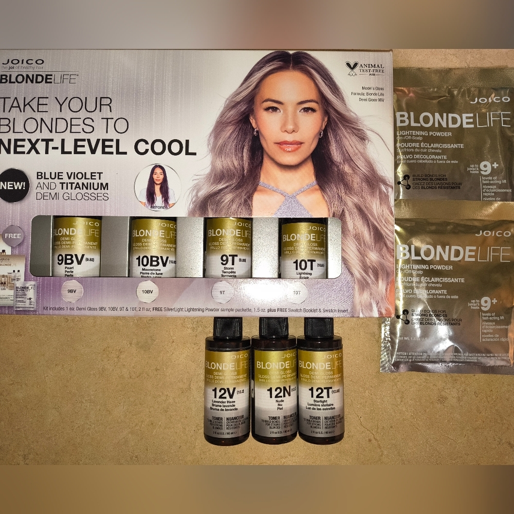 Brand New Joico Blonde Life Demi Gloss Kit